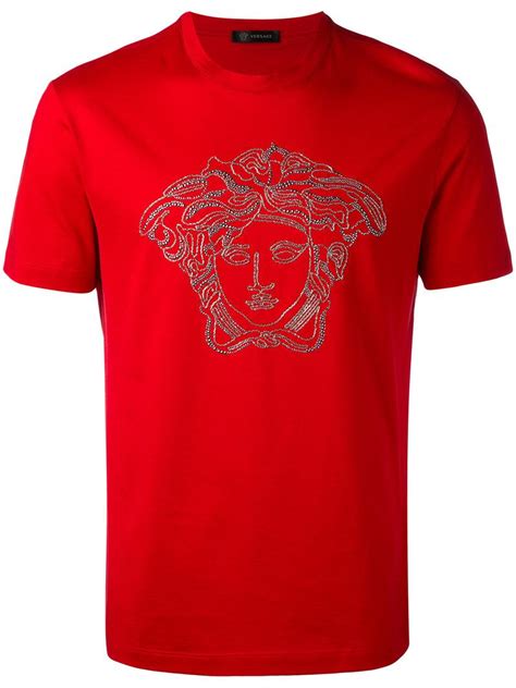 versace swarovski t shirt|Versace T.